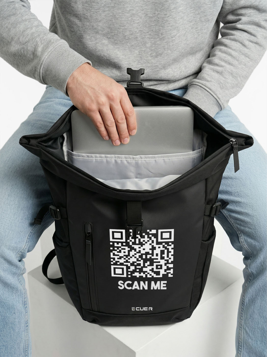 QR Code Rucksack - SCAN ME - CLASSIC