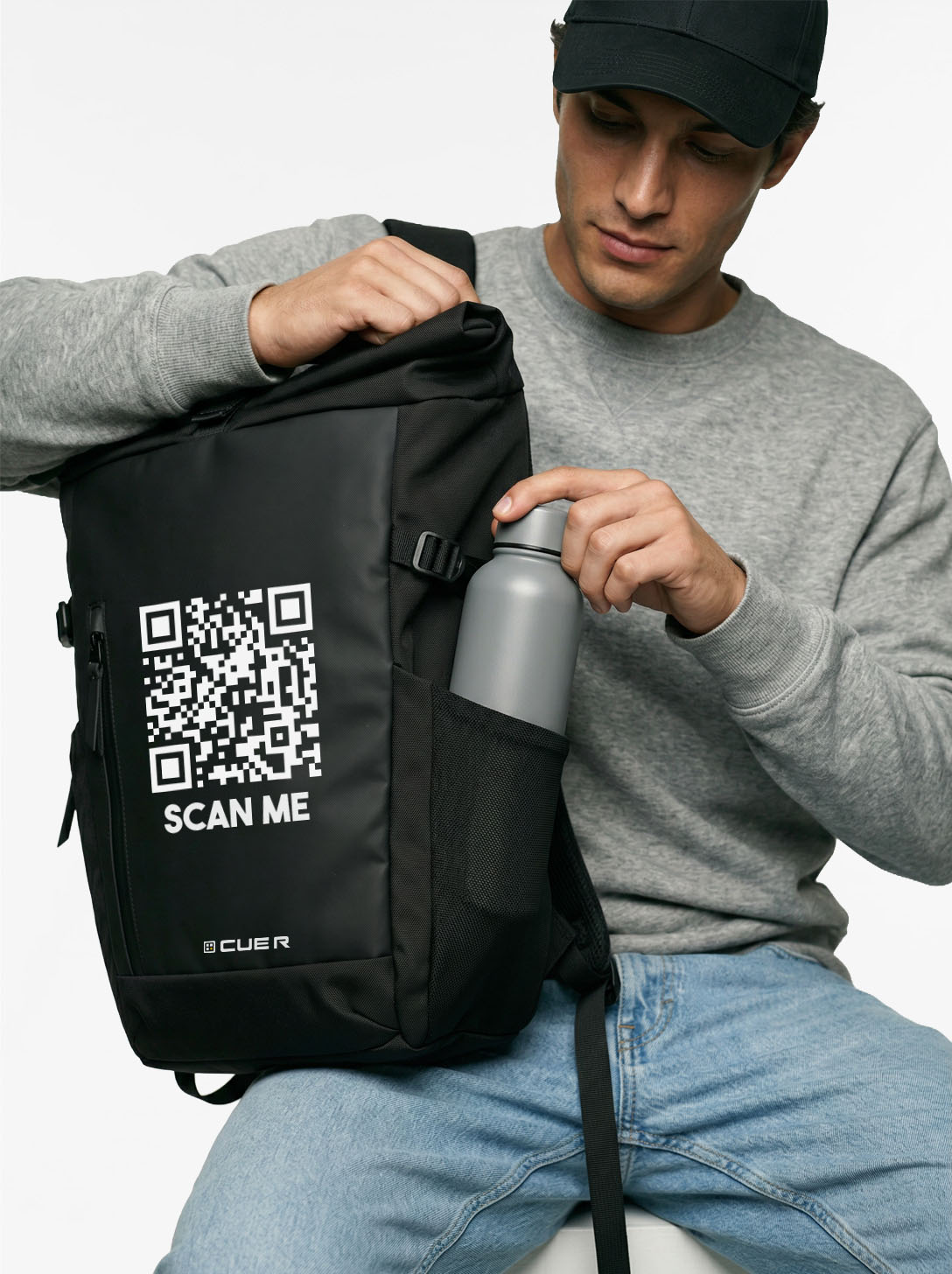 QR Code Rucksack - SCAN ME - CLASSIC