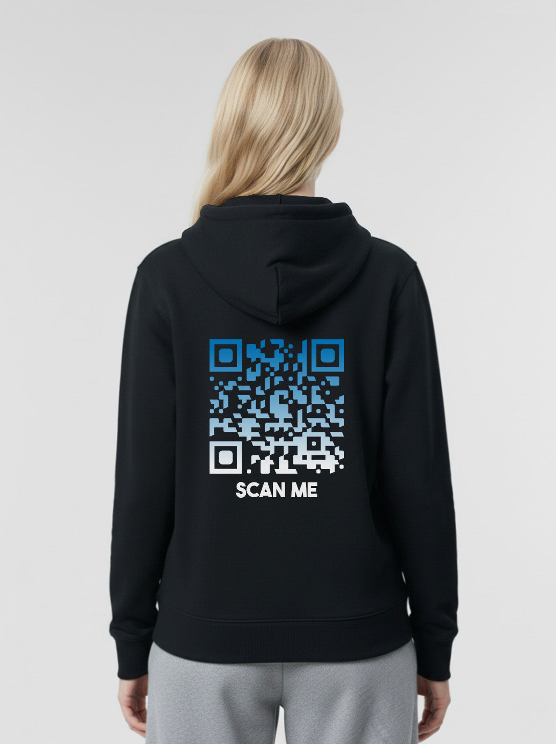 QR Code Hoodie Unisex - Scan Me - NIGHTFALL