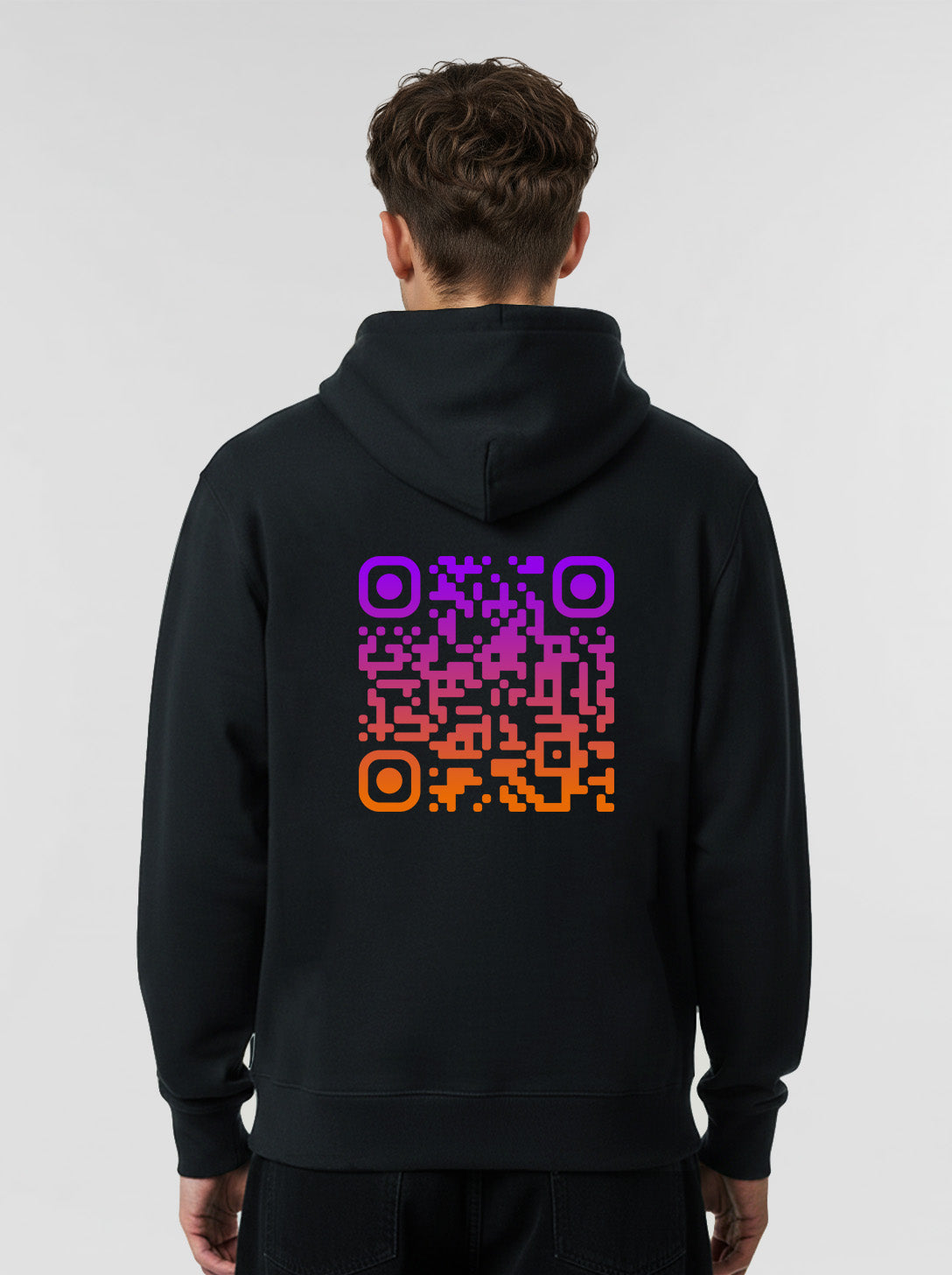 QR-Code Hoodie Unisex - SUNSET