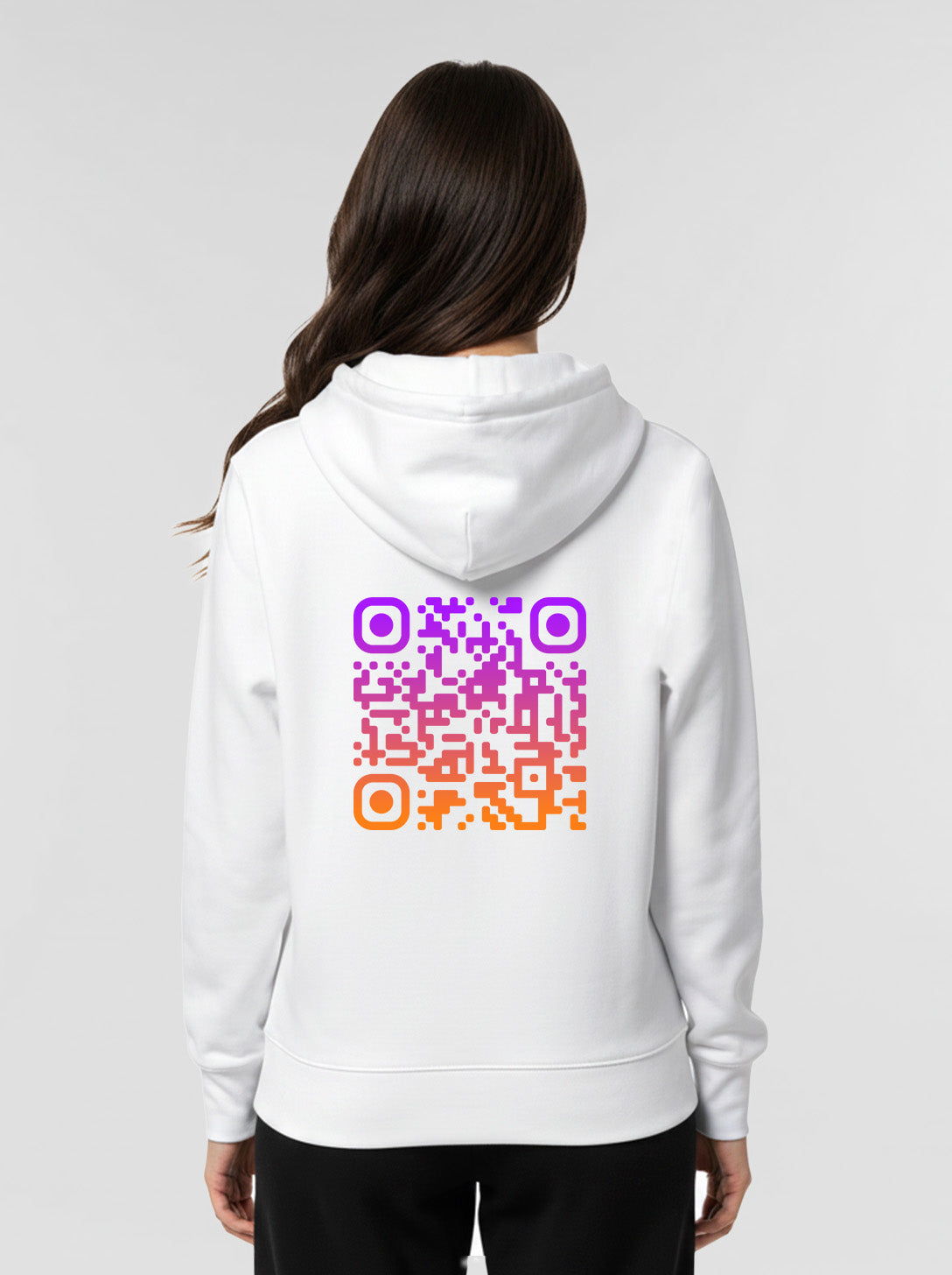 QR Code Hoodie Unisex - SUNSET