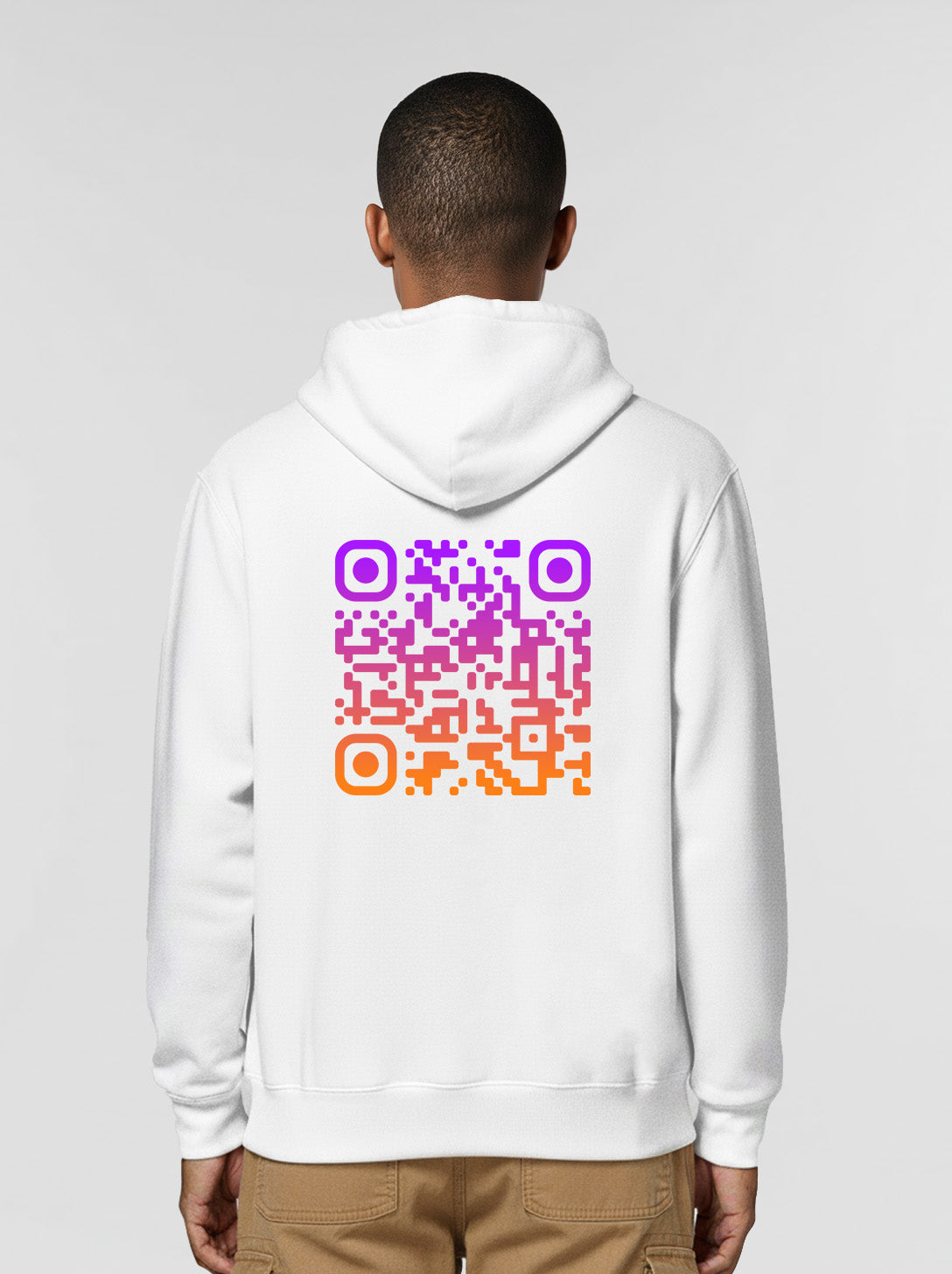 QR Code Hoodie Unisex - SUNSET
