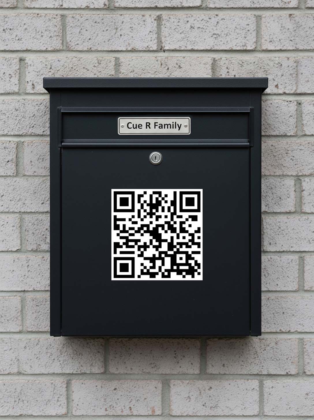 Updatable QR Code Sticker - Removable - White
