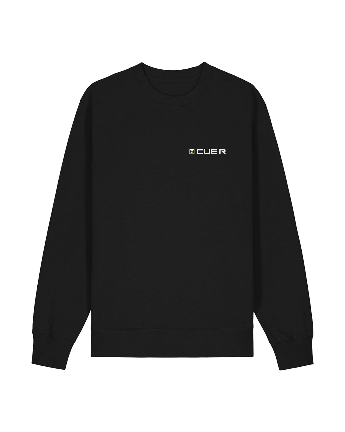 qr code sweatshirt black front