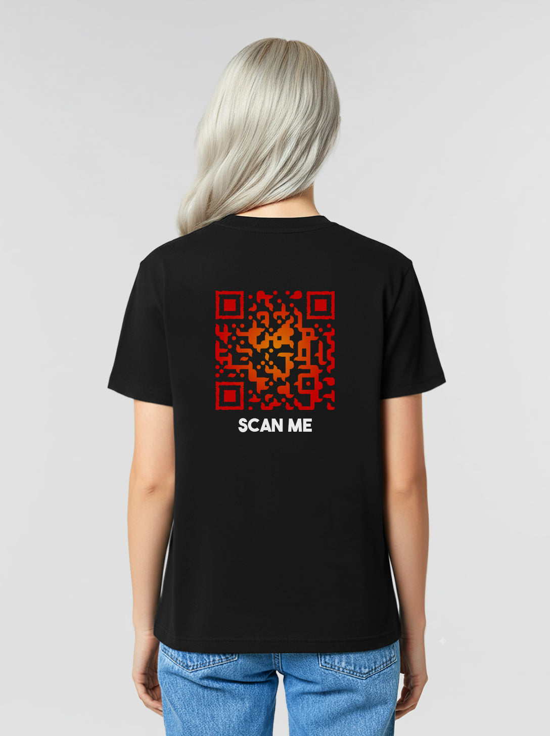 QR-Code T-Shirt Unisex - Scan Me - FIREBALL