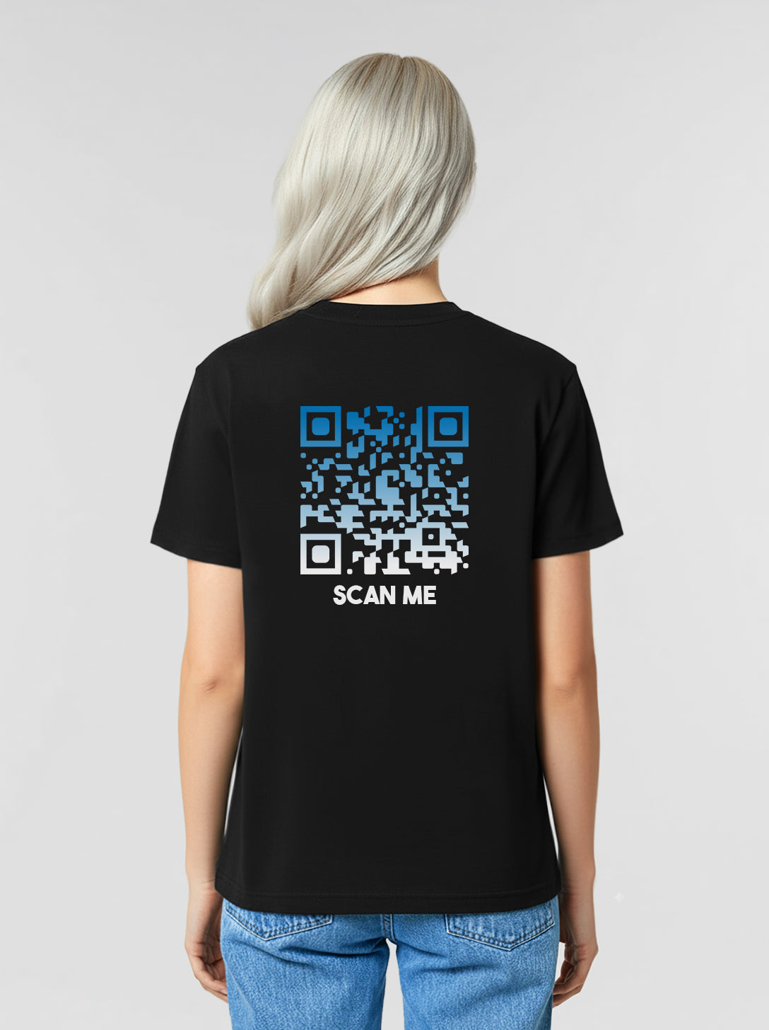 QR-Code T-Shirt Unisex - Scan Me - NIGHTFALL