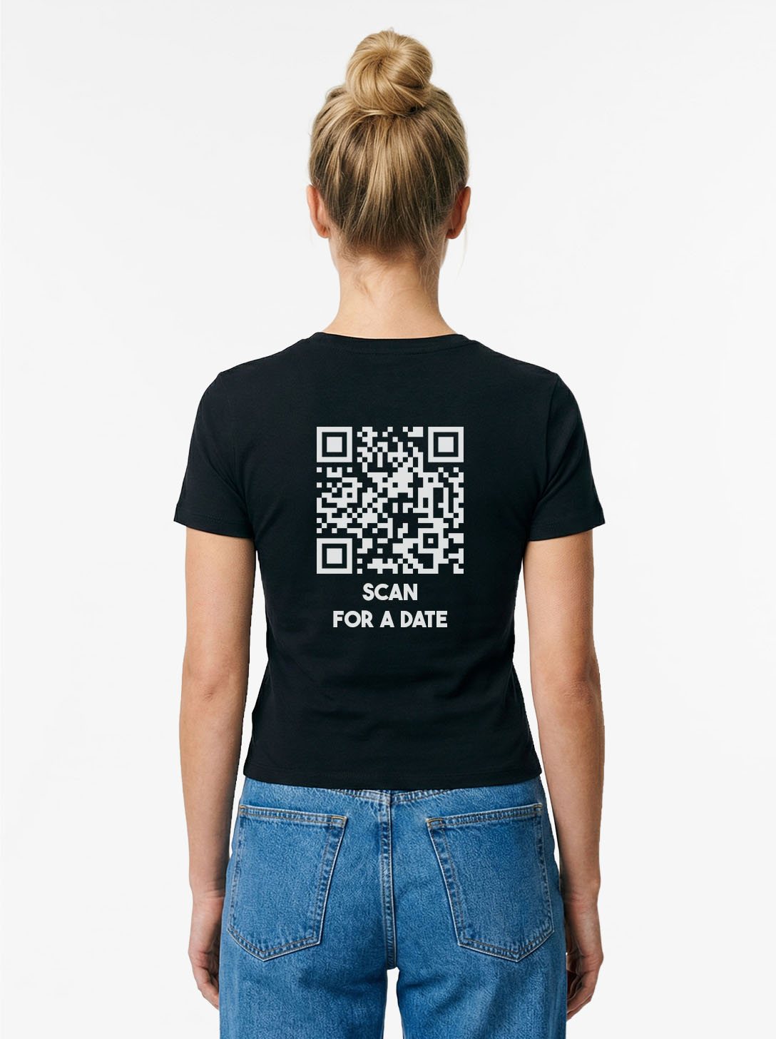 QR Code T-Shirt Women - Scan For A Date - CLASSIC