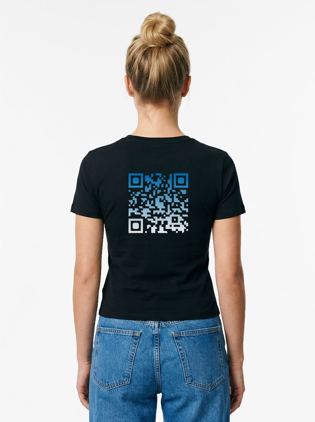 QR Code T-Shirt Women - NIGHTFALL