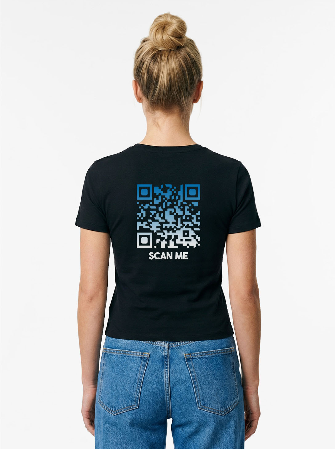 QR Code T-Shirt Women - Scan Me - NIGHTFALL
