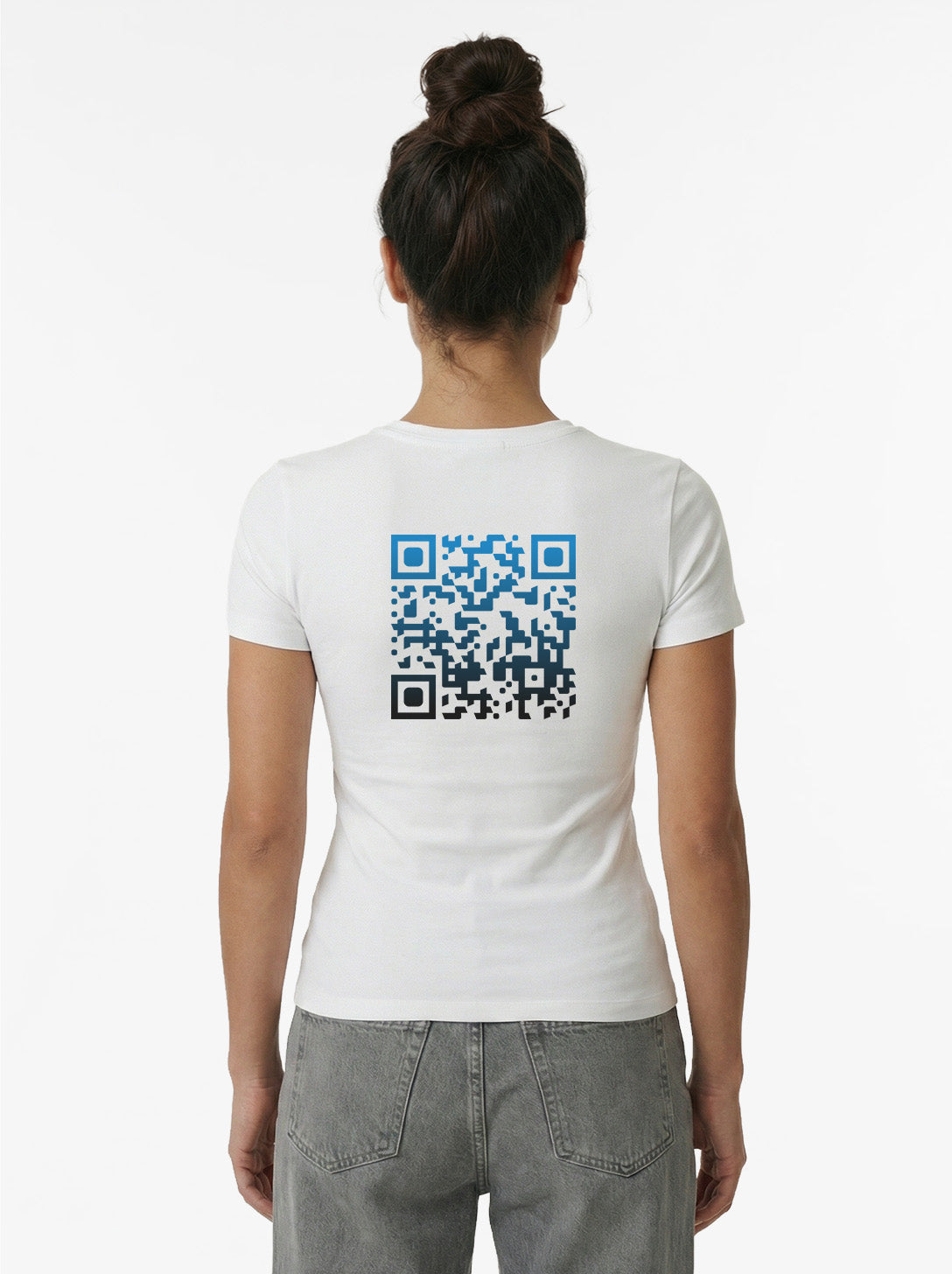 QR Code T-Shirt Women - NIGHTFALL
