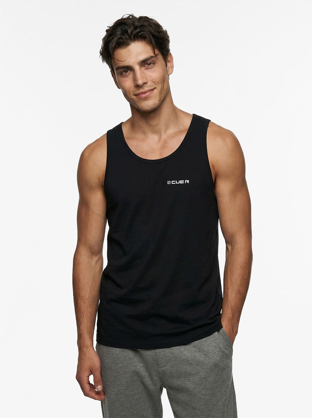 QR Code Tanktop Schwarz - NIGHTFALL