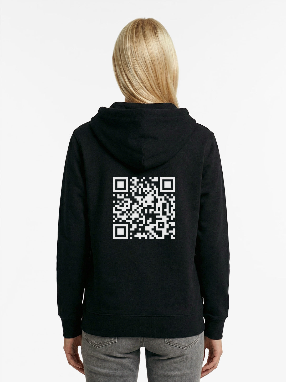 QR Code Zip Hoodie Unisex - CLASSIC