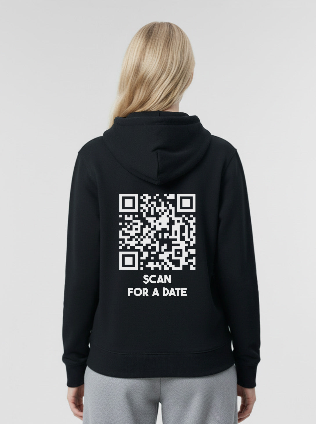 QR-Code Hoodie Unisex - Scan For A Date - CLASSIC