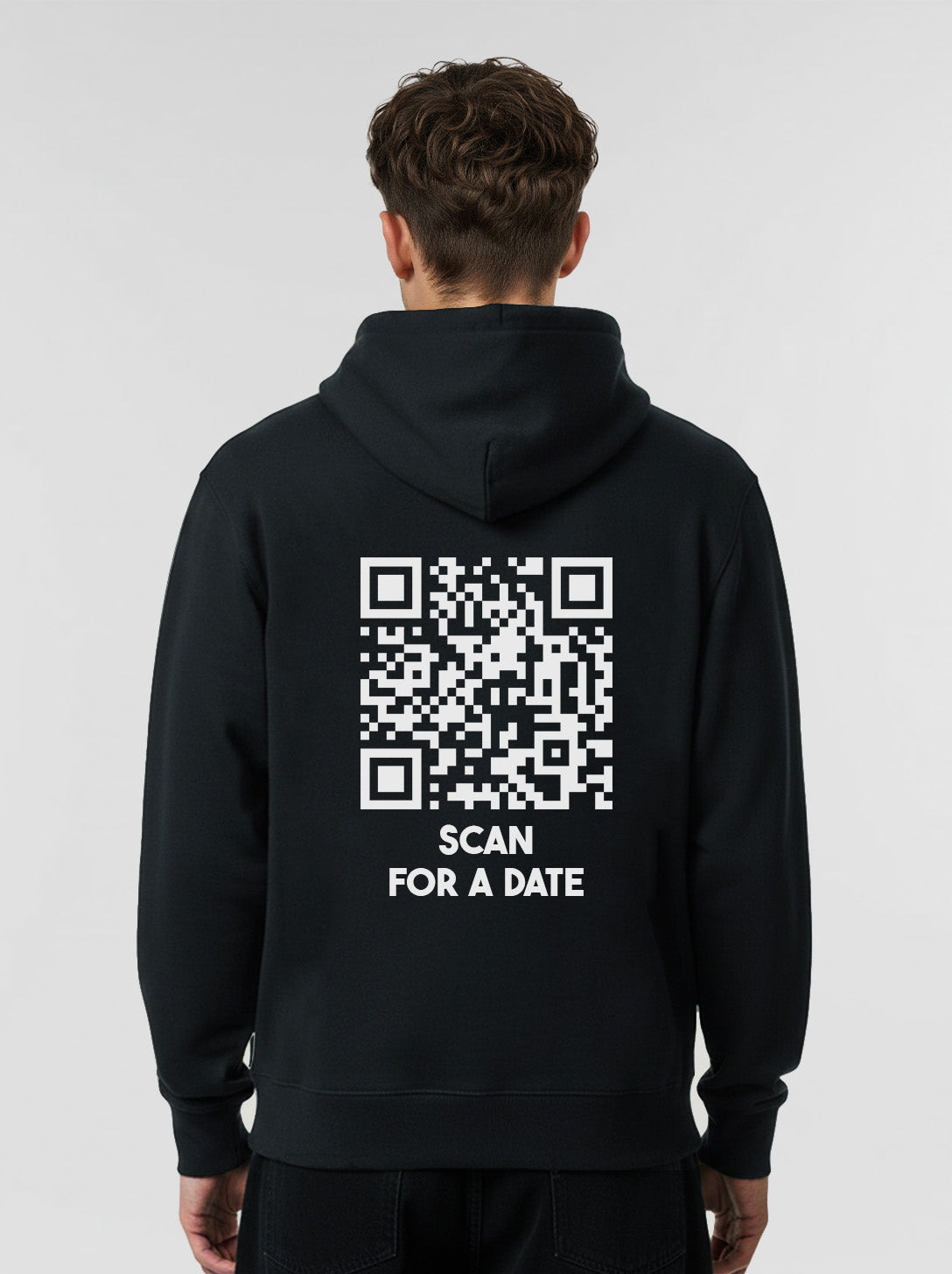 QR-Code Hoodie Unisex - Scan For A Date - CLASSIC