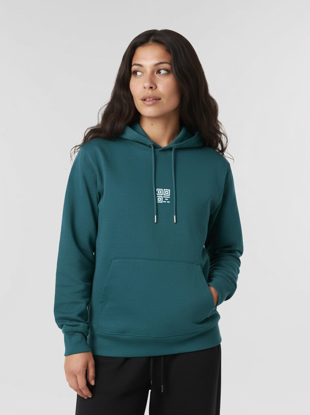 QR Code Hoodie Unisex - Scan For A Date - CLASSIC