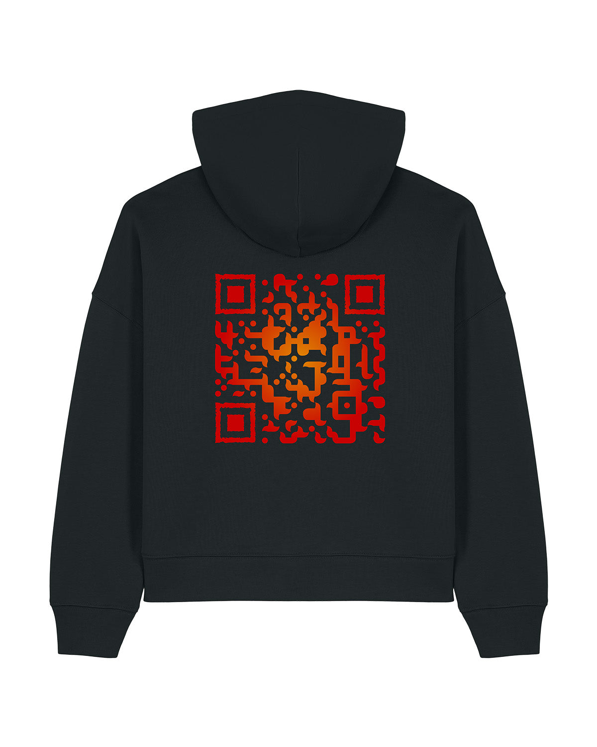 qr code women hoodie unisex black
fireball