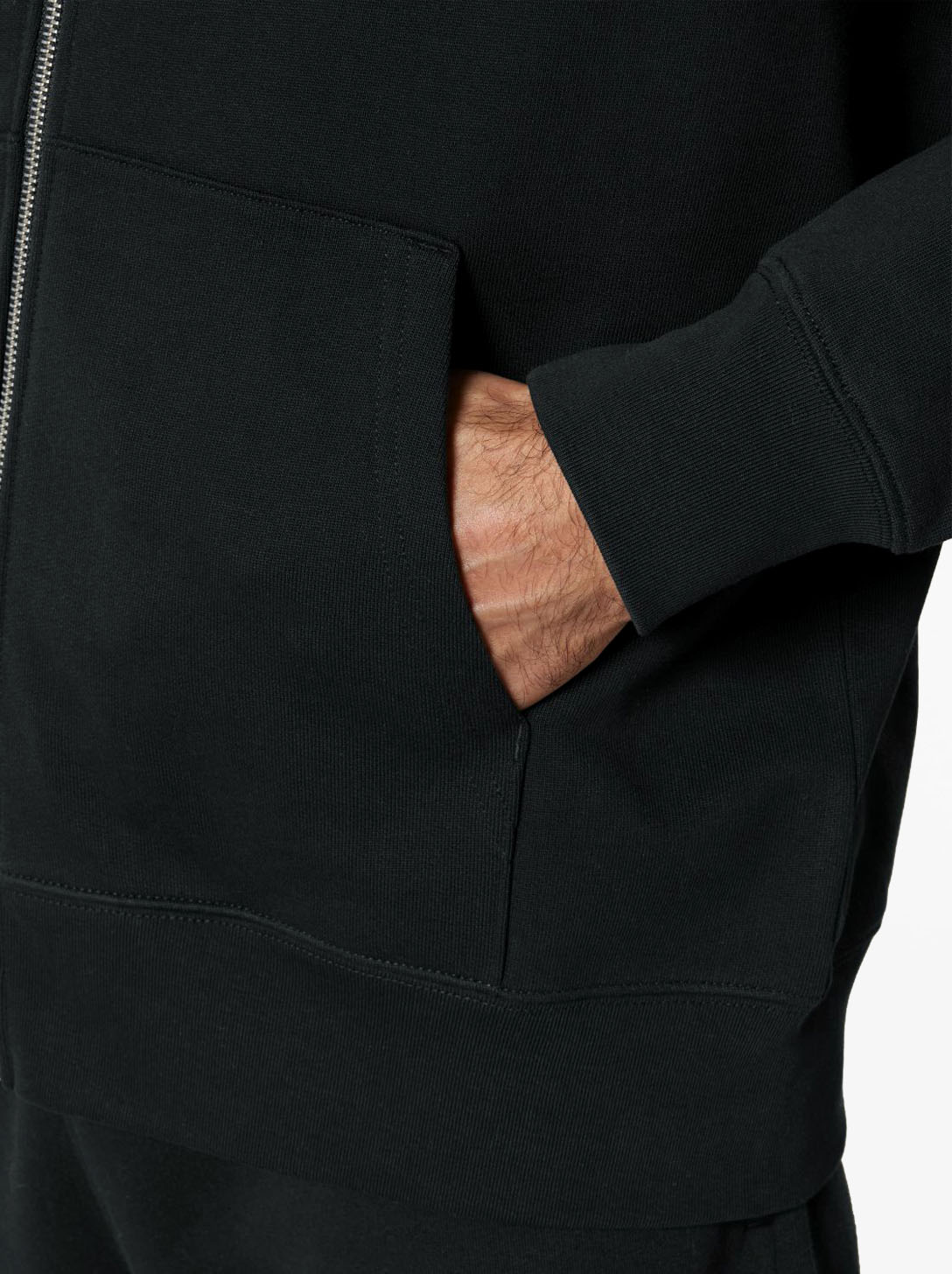 QR Code Zip Hoodie Unisex - NIGHTFALL