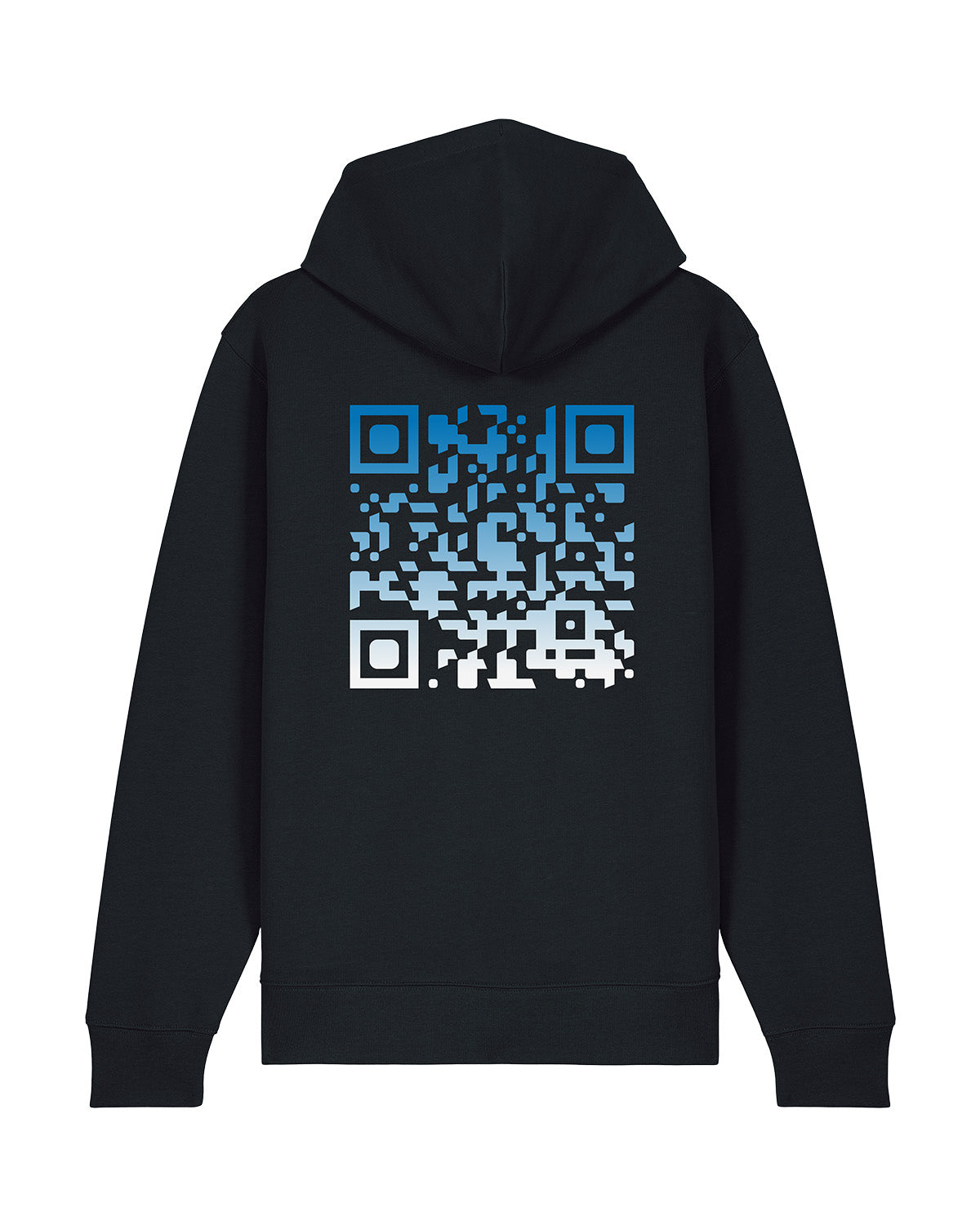 QR Code Zip Hoodie Unisex - NIGHTFALL