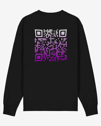CYBERPUNK Sweatshirt QR Code Unisex