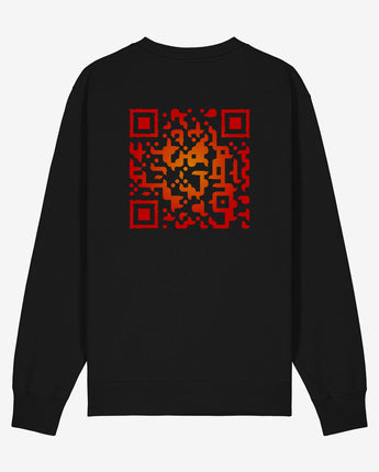 FIREBALL Sweatshirt QR Code Unisex