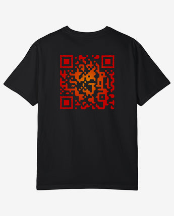 FIREBALL QR Code T-Shirt Unisex