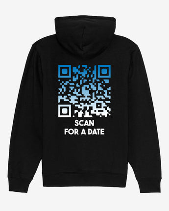 Scan For A Date NIGHTFALL QR Code Hoodie Unisex