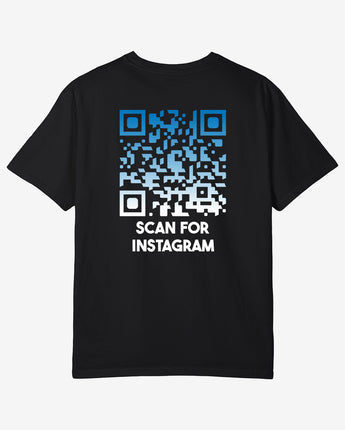 Scan for Instagram NIGHTFALL QR Code T-Shirt Unisex