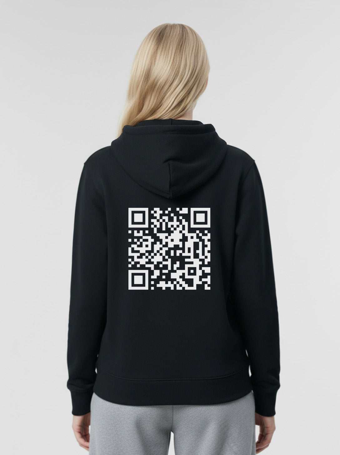 QR-Code Hoodie Unisex - CLASSIC