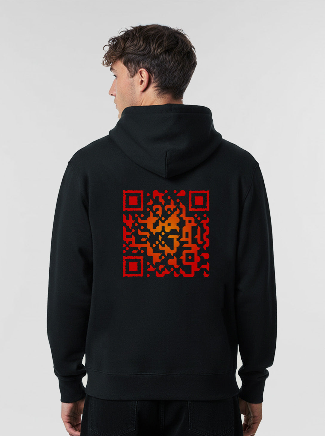QR Code Hoodie Unisex - FIREBALL