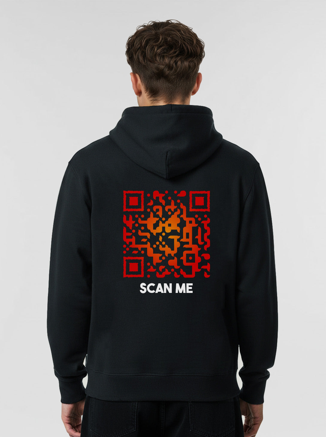 QR Code Hoodie Unisex - Scan Me - FIREBALL