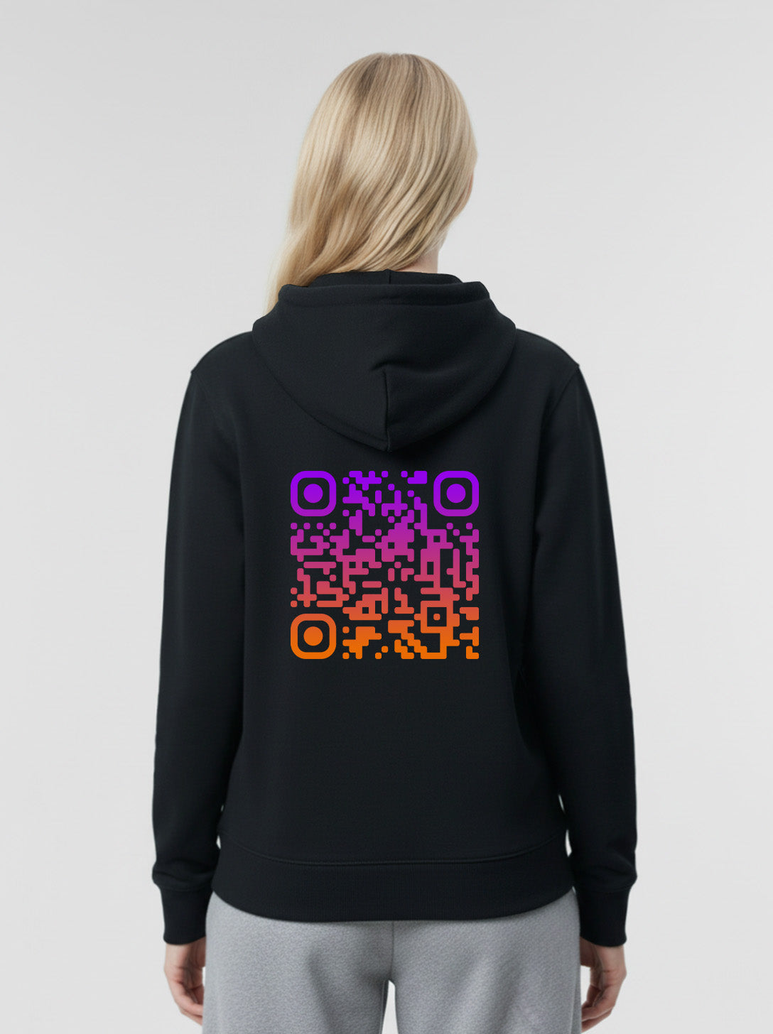 QR-Code Hoodie Unisex - SUNSET