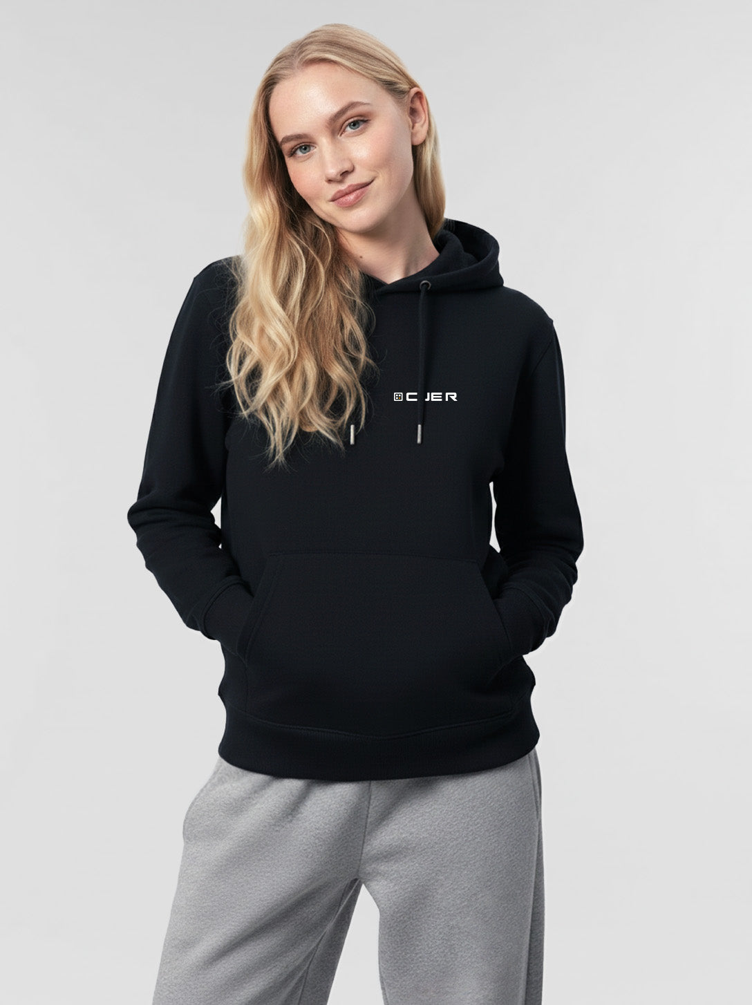 QR Code Hoodie Unisex - Wanna Ride With Me? - CLASSIC
