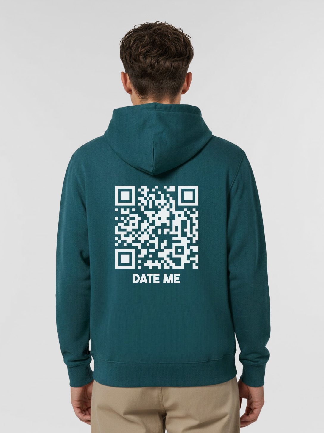 QR Code Hoodie Unisex - Date Me - CLASSIC