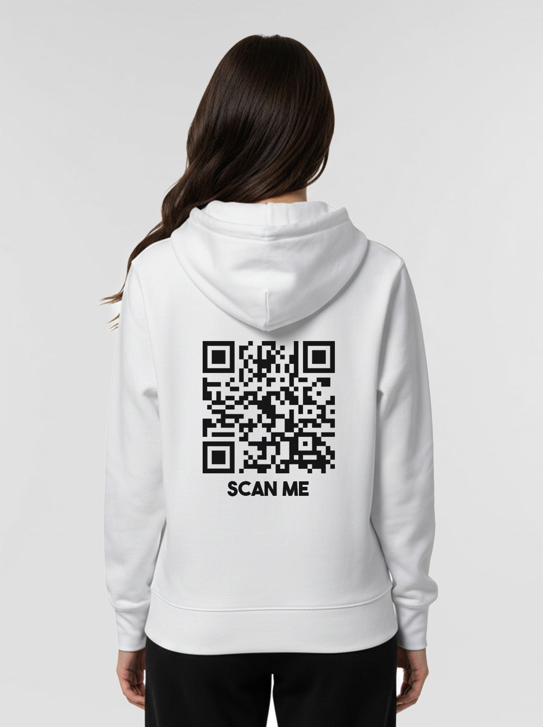 Sweat à capuche QR code unisexe - Scan Me - CLASSIC