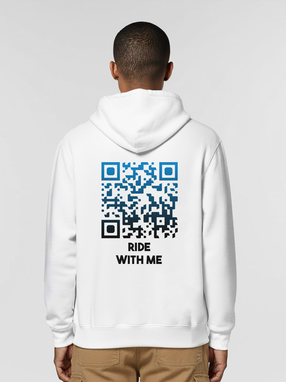 QR Code Hoodie Unisex - Ride With Me - NIGHTFALL