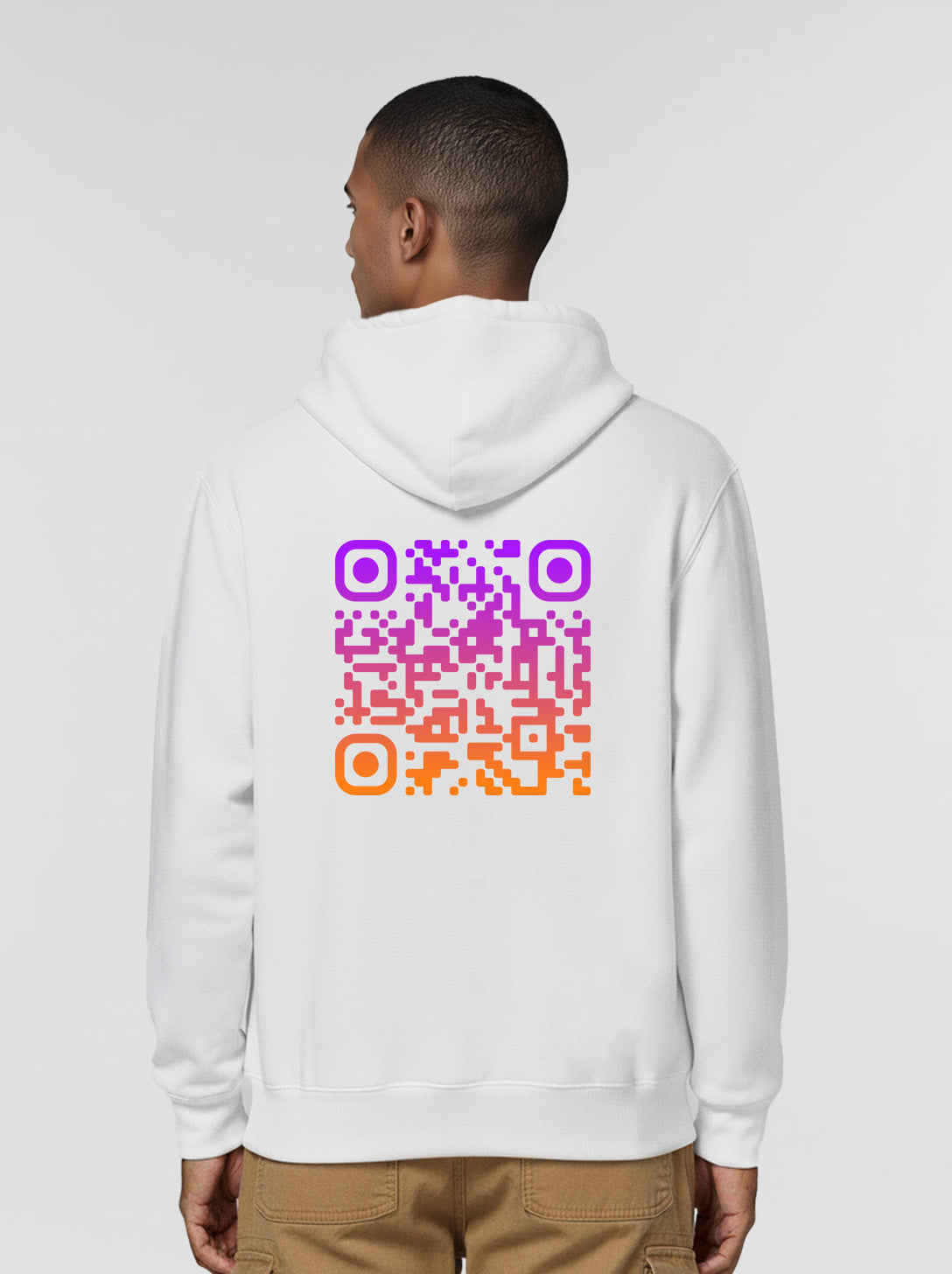 QR Code Hoodie Unisex - SUNSET