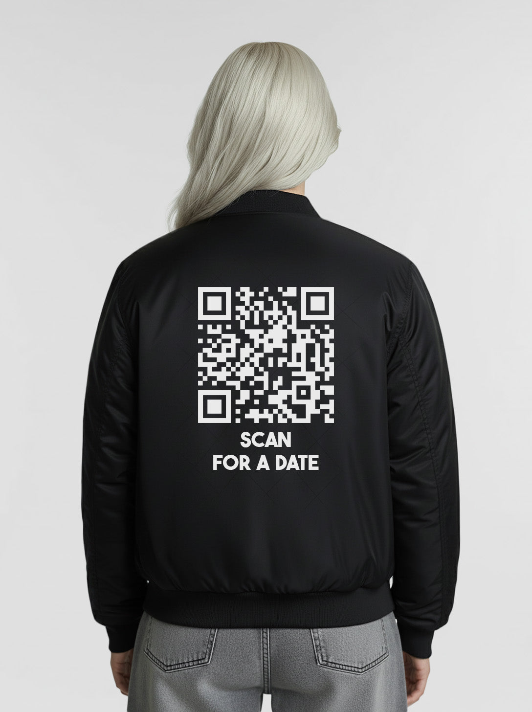 QR-Code Jacke - Scan For A Date - CLASSIC