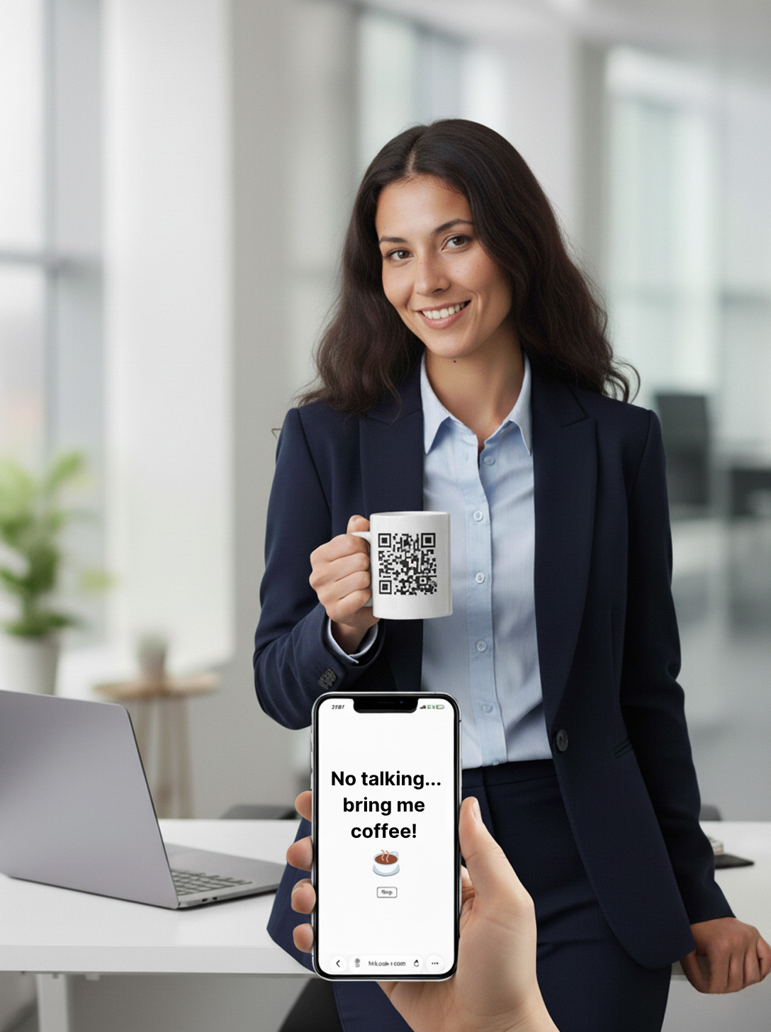 The QR Code Mug – Scan, Sip, Share!