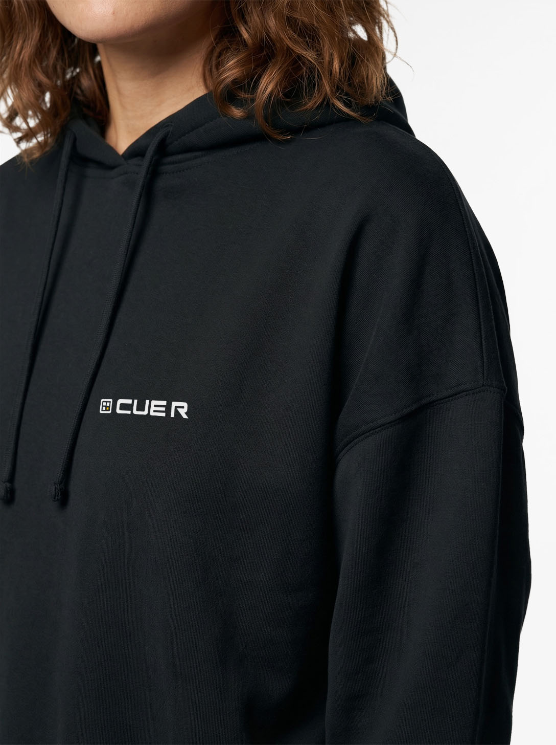 QR Code Oversized Hoodie Women - SUNSET