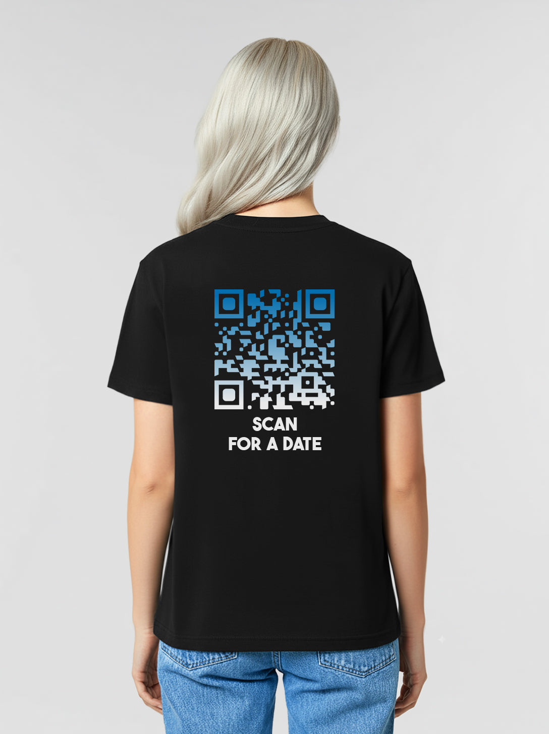 T-shirt QR code unisexe - Scan For A Date - NIGHTFALL