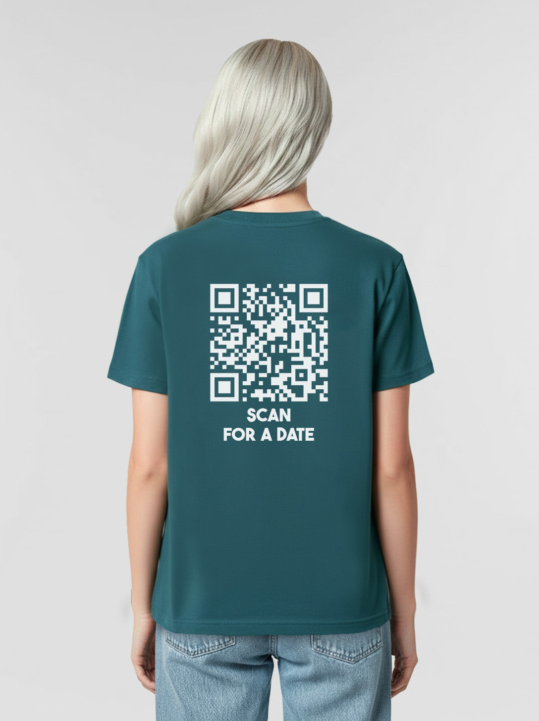 QR-Code T-Shirt Unisex - Scan For A Date - CLASSIC