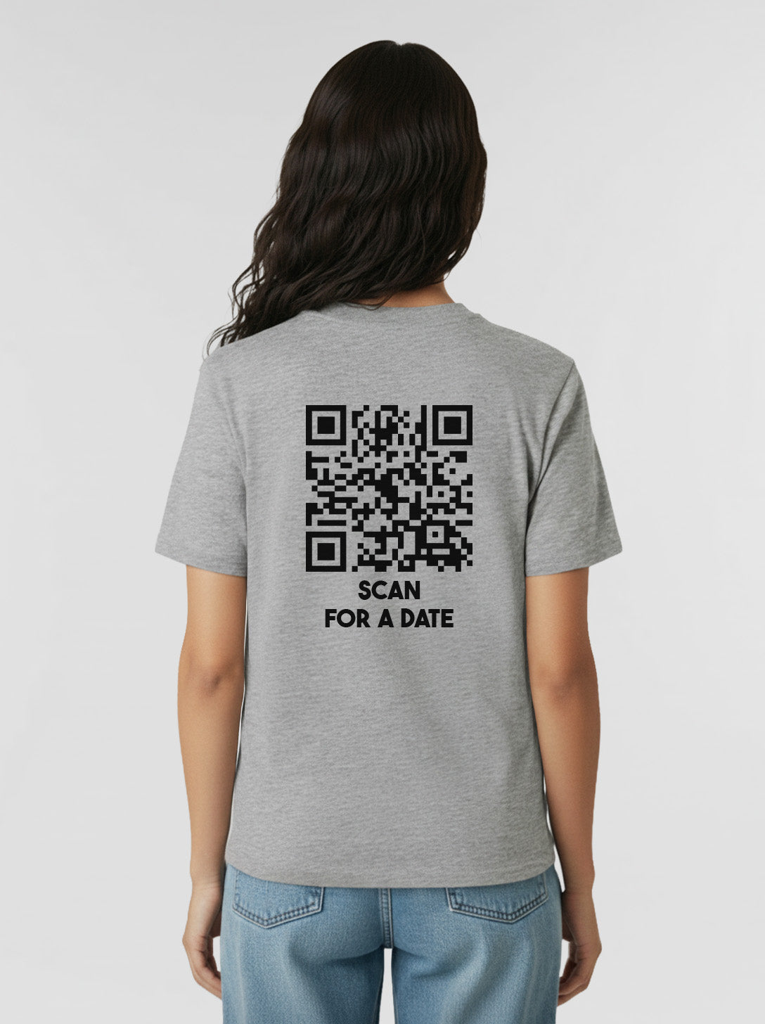 QR-Code T-Shirt Unisex - Scan For A Date - CLASSIC