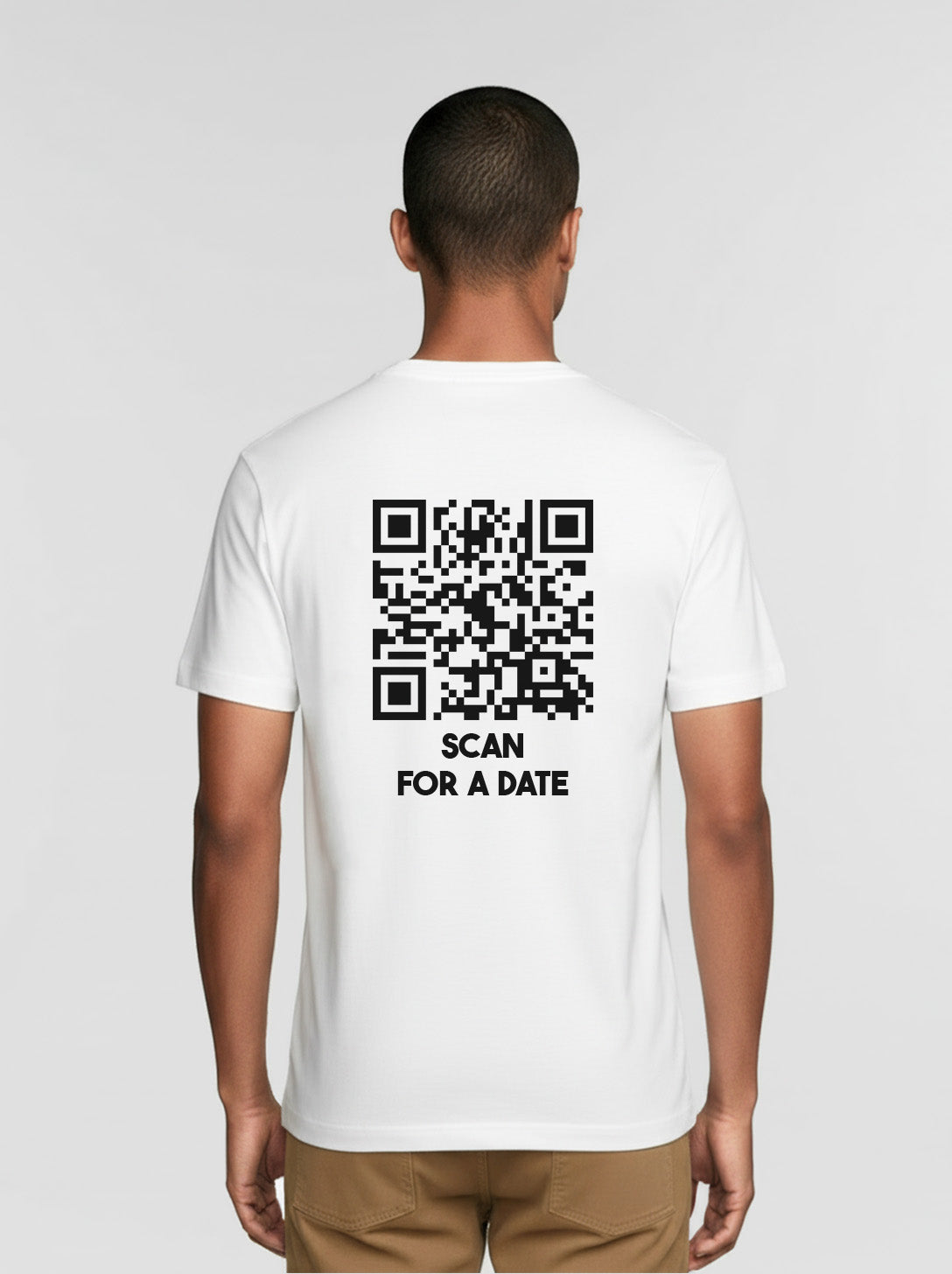 QR-Code T-Shirt Unisex - Scan For A Date - CLASSIC