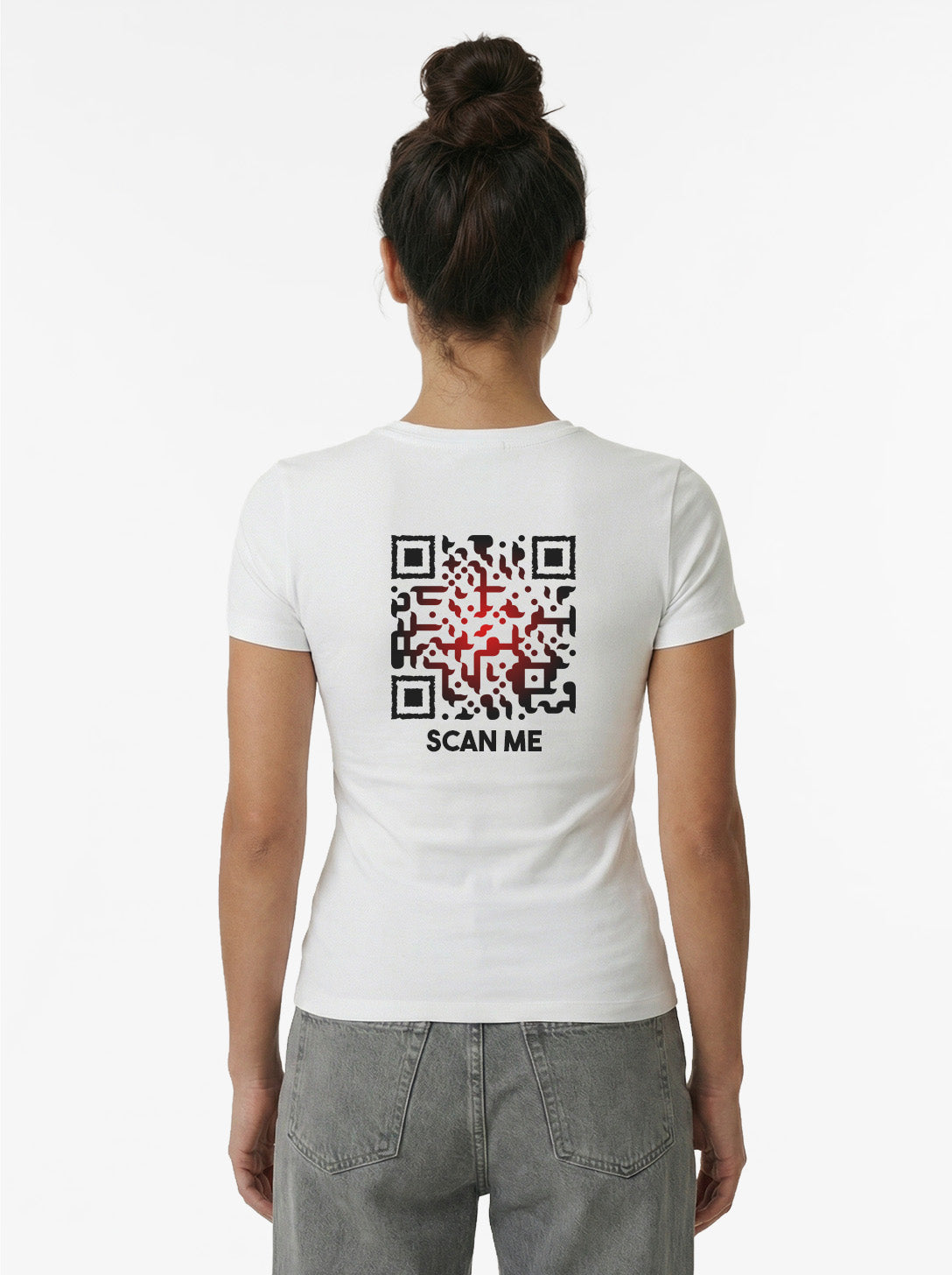 QR Code T-Shirt Women - Scan Me - BLACKSMITH