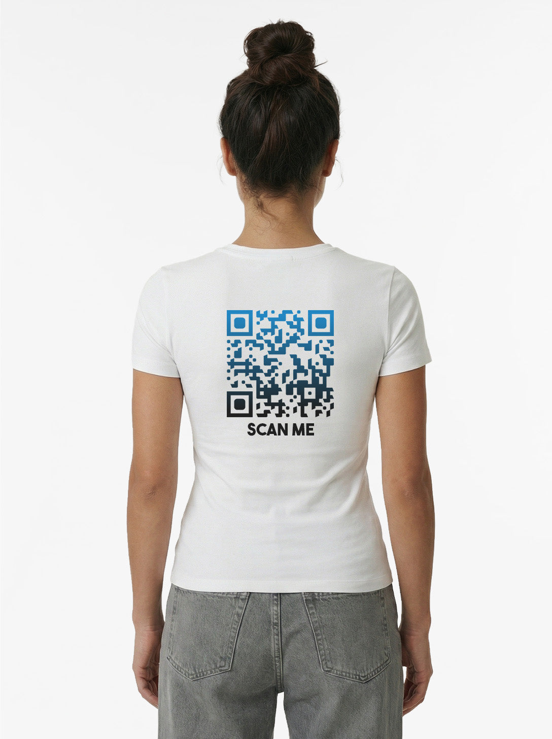 QR Code T-Shirt Women - Scan Me - NIGHTFALL