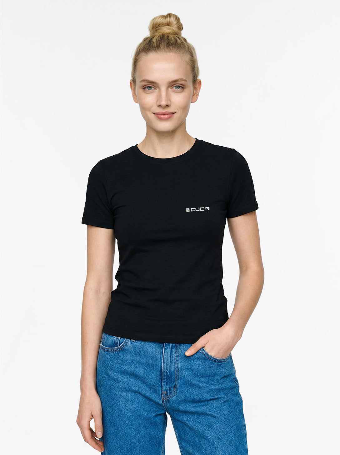 QR Code T-Shirt Women - Scan For Instagram - SUNSET
