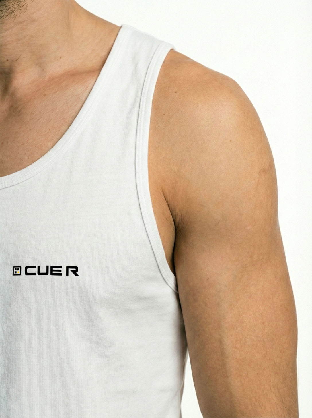 QR Code Tanktop Weiß - NIGHTFALL