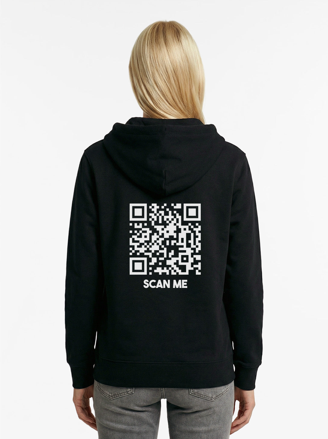 QR Code Zip Hoodie Unisex - Scan Me - CLASSIC