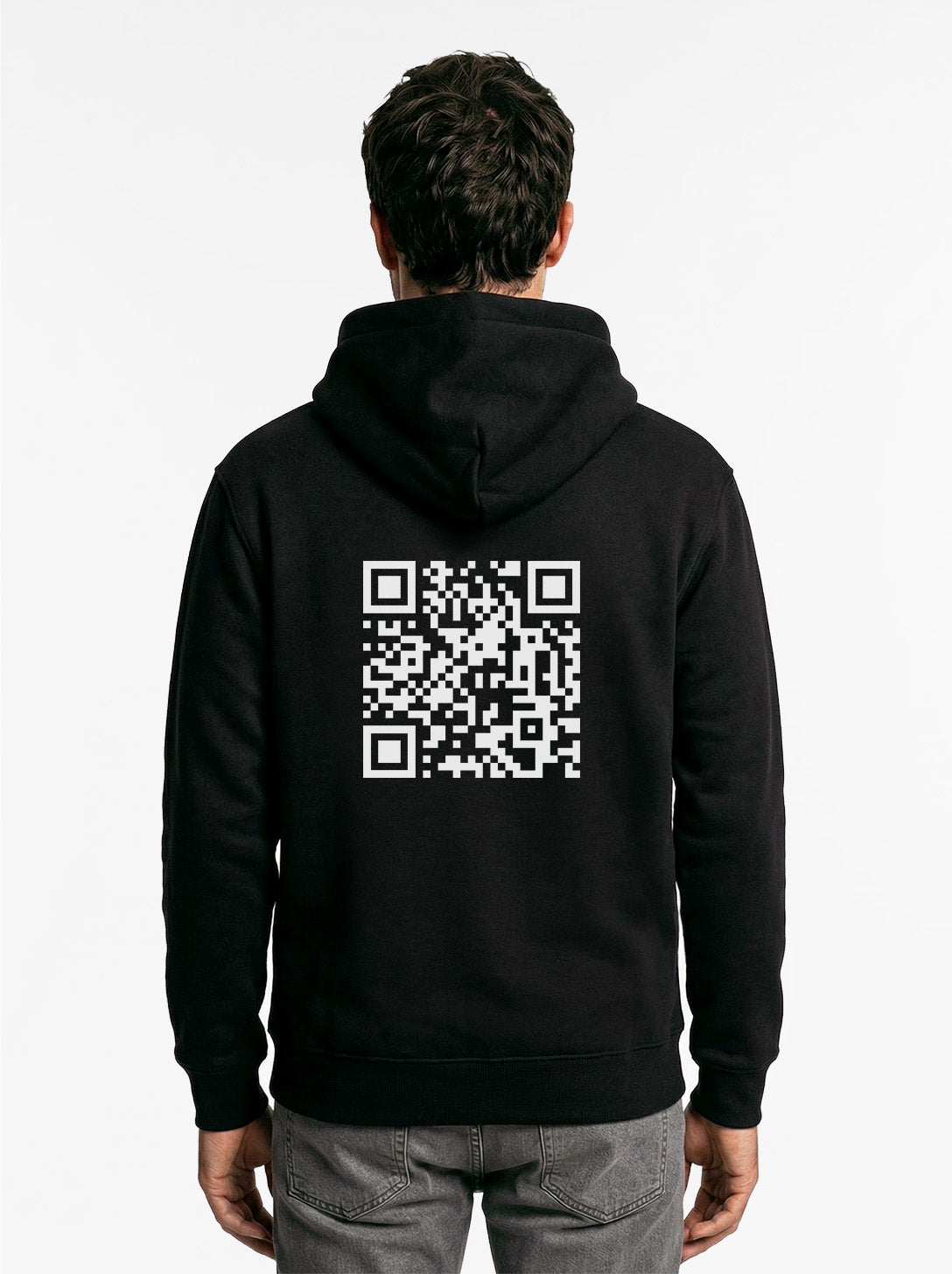QR Code Zip Hoodie Unisex - CLASSIC