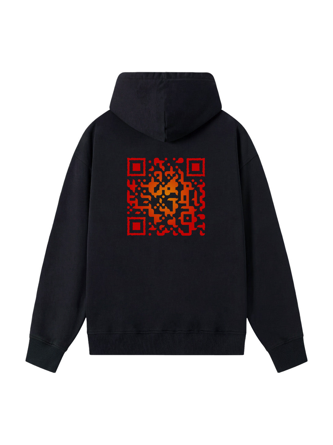 QR-Code Zip Hoodie Unisex - FIREBALL